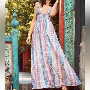 Lulus Maxin' Relaxin' Multi Print Maxi Dress